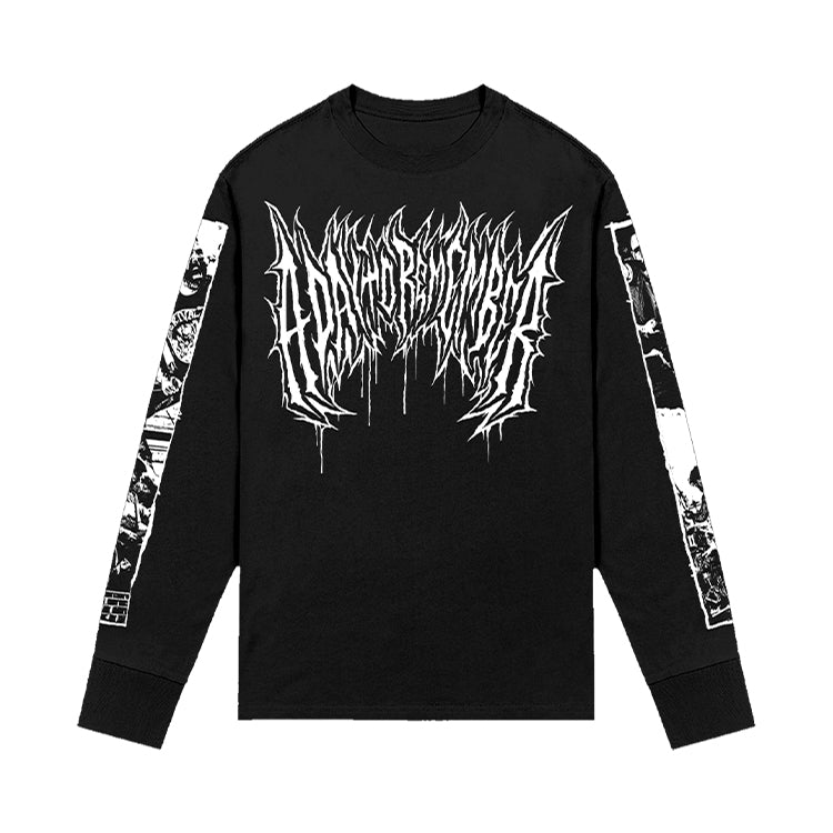 Make It Make Sense Long Sleeve Tee (Black) - Main Image