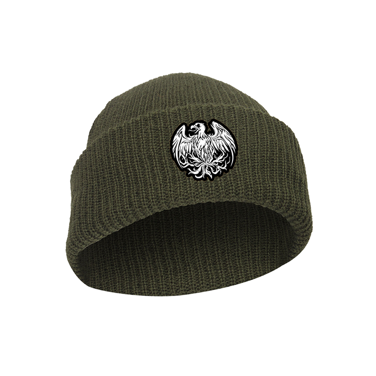 帽子 y2k archive bird logo beanie Knit cap F Bird Logo Beanie (Olive) – ADTR