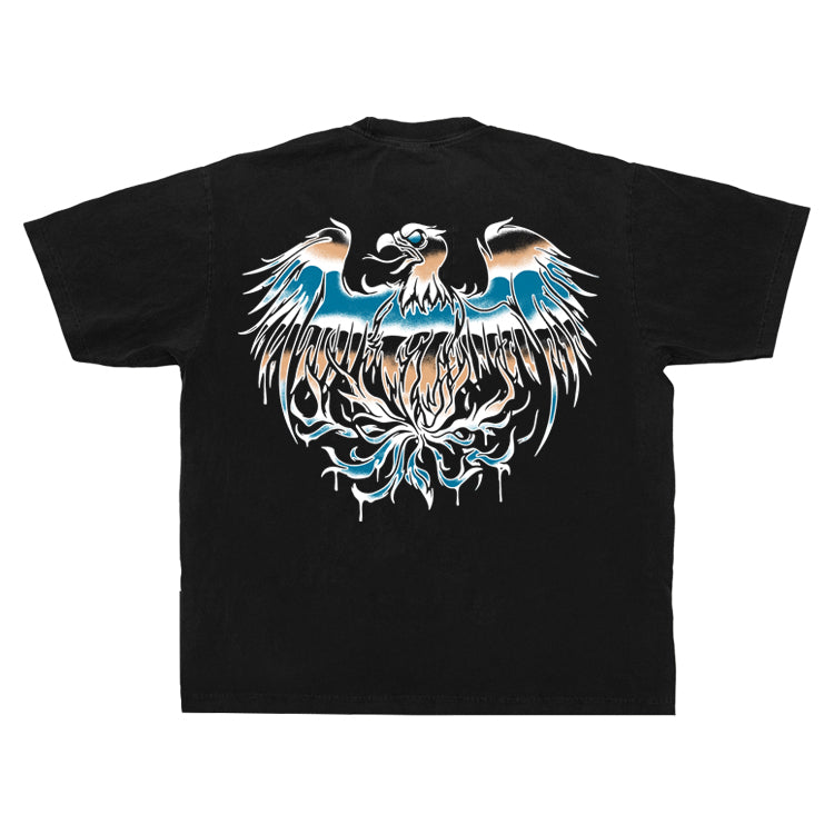 Chrome Bird Tee (Black)