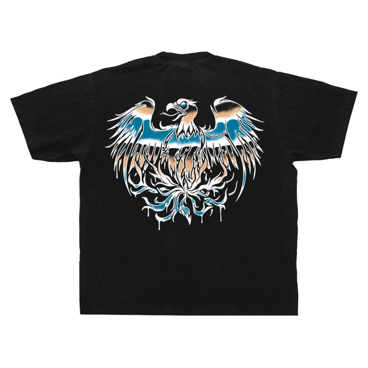 Chrome Bird Tee (Black)