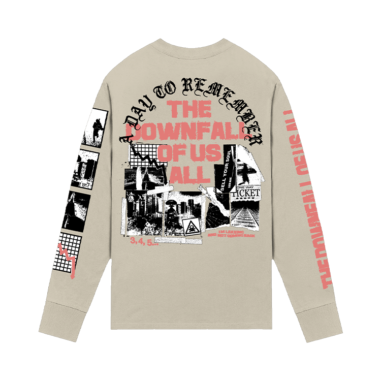 Downfall Long Sleeve Tee (Khaki)