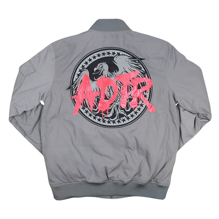 Eagle Bomber Jacket (Gray)