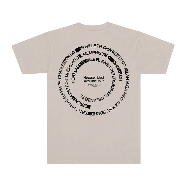 Flower Tour Tee (Beige)