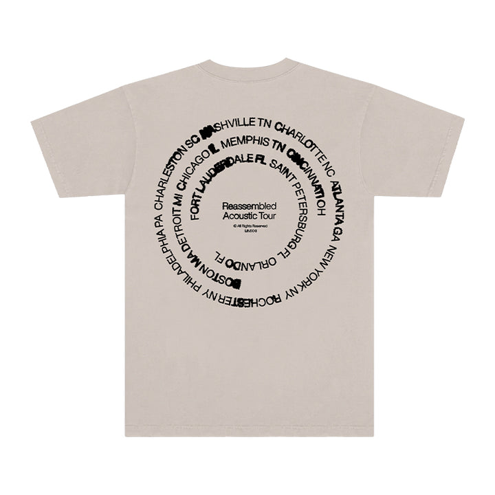 Flower Tour Tee (Beige)