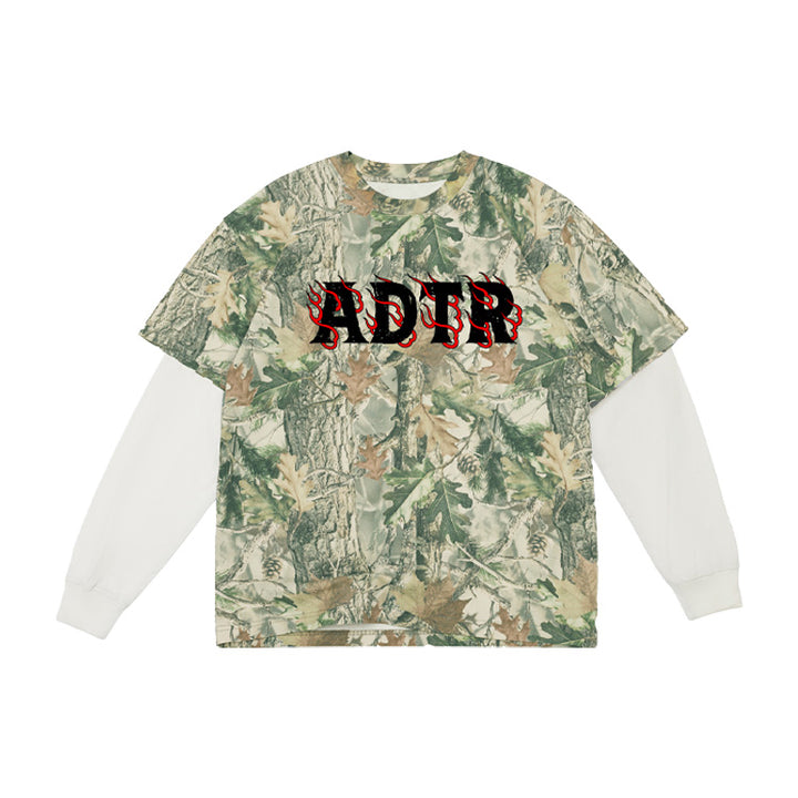 Wolves Camo Long Sleeve Tee